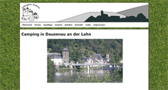 Desktop Screenshot of campingplatz-dausenau.de